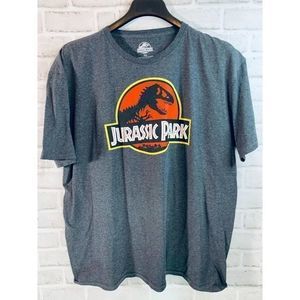 Jurassic World Men T-Rex Grey‎ T-Shirt 2XL